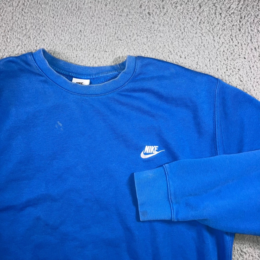 Vintage Nike Sweatshirt Men XXL Embroidered Logo 90s Retro Faded Grunge Baggy
